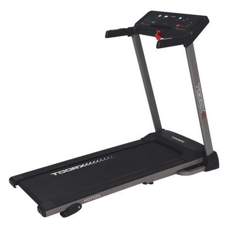 Treadmill Salvaspazio Tapis Roulant Motion Toorx - Inclinazione Manuale su 3 livelli - Velocità 0,8 - 14,0 Km/h - Utente 100 kg - Piano Corsa 40 x 121 cm - Tappeto Elettrico Palestra - TIMESPORT24