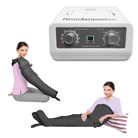 Promo Pressomassaggio Mesis Plus Pressoterapia Ad Uso Estetico Professionale E Domestico Con Tecnologia Sovrex Camere Sovrapposte ( 1 Programma + 4 Camere D'aria + 2 Gambali + Kit Slim Body + - TIMESPORT24