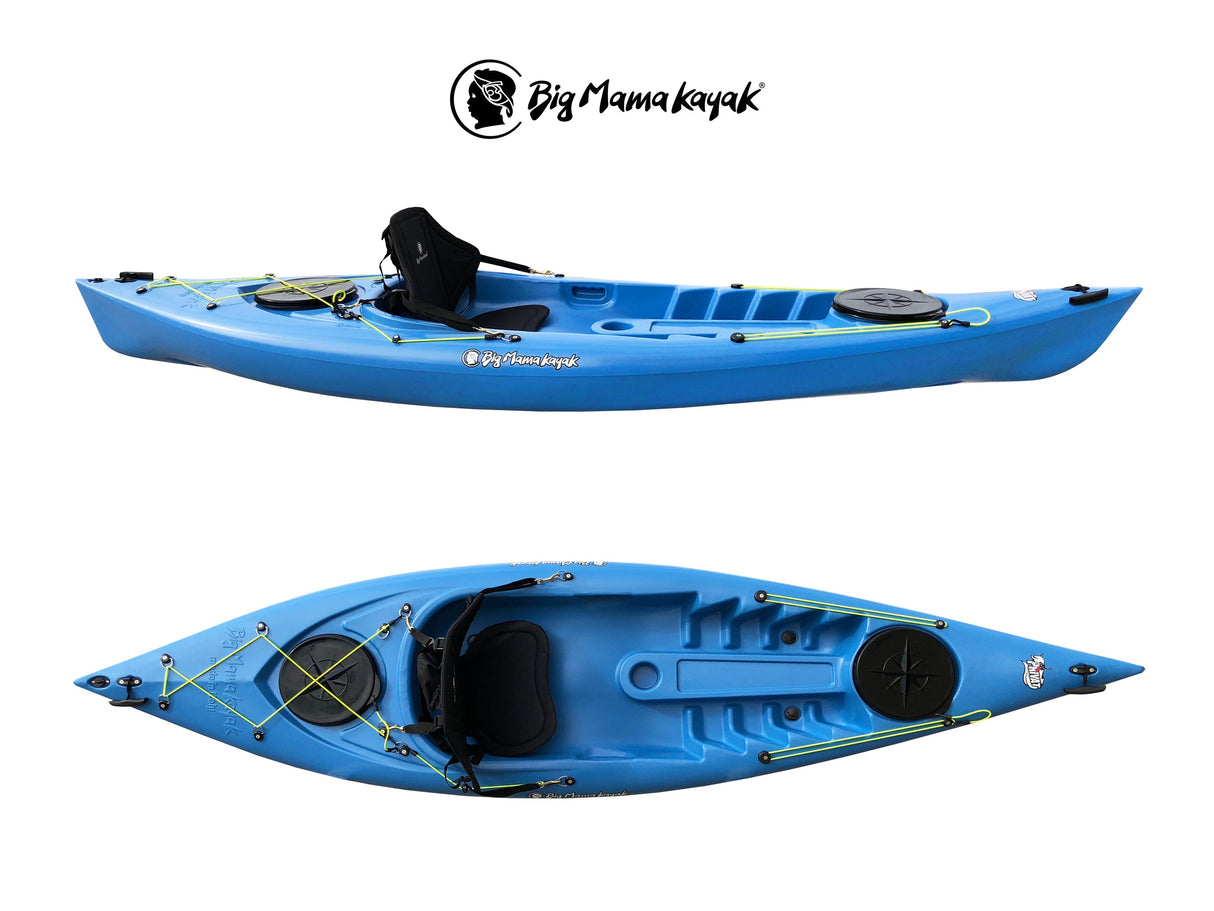 KAYAK MONOPOSTO PRIVAT 2.0 BIG MAMA KAYAK - CANOA DA 295 CM + 2 GAVONI + 1 SEGGIOLINO (PACK 2) - TIMESPORT24