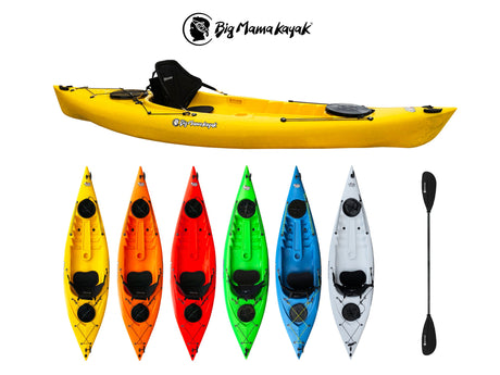 KAYAK MONOPOSTO PRIVAT 2.0 BIG MAMA KAYAK - CANOA DA 295 CM + 2 GAVONI + 1 PAGAIA in omaggio (PACK 1) - TIMESPORT24