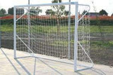 Af1512/b Pair of steel soccer goals with sockets to be buried M. 3x2 certified EN749 