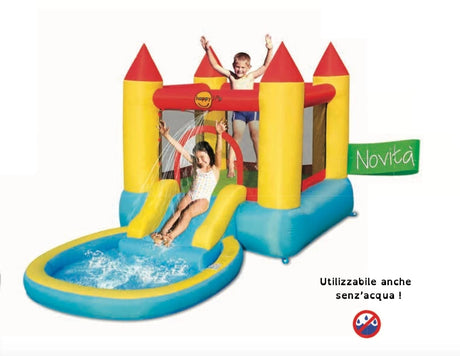 Gioco Gonfiabile Castello Con Piscina Art.9820 Mis.365 X 200 Cm Motore Incluso Offerta Giochi Gonfiabili In Vendita Su Timesport24 - TIMESPORT24