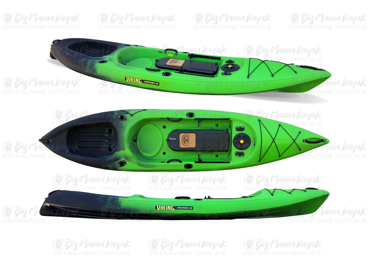 Viking Kayak Profish 35 - Length 350 Cm + Comfort Seat + Paddle Included 