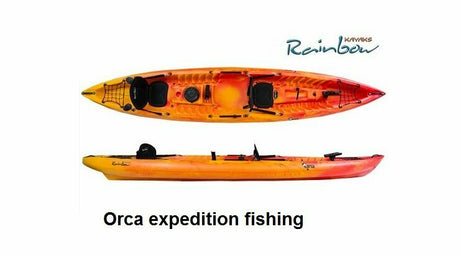 Rainbow Orca Expedition Fishing Canoa Sit On Top 2/3 Posti 420 Cm - TIMESPORT24