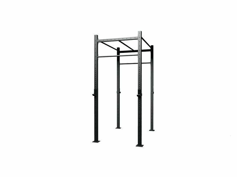 Gabbia MASTER OUTDOOR 1 campata autoportante con Monkey Station NEW! struttura 75 x 75 x 3,2 mm. / 2 coppie di appoggi bilanciere incluse LINEA GABBIE CROSSTRAINING OUTDOOR cod. GO75-1AMS - TIMESPORT24