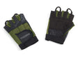 Guanti in Pelle, Spandex Pelle Scamosciata - Taglia XL - Nero-Verde Militare Linea Toorx AHF-243 - TIMESPORT24