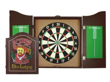 Bersaglio per Freccette PEGASUS con Armadietto in Legno incluse 6 Freccette Equinox By Garlando cod.DA-12 - TIMESPORT24
