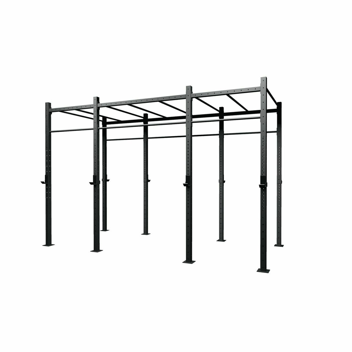 Gabbia MASTER 3 campate autoportante con Monkey Station struttura 75 x 75 x 3,2 mm. /4 coppie di appoggi bilanciere incluse LINEA GABBIE CROSSTRAINING & CALISTHENICS INDOOR cod. G75-3AMS - TIMESPORT24