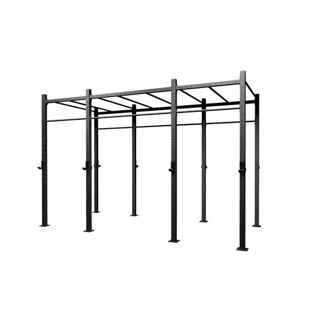 Gabbia MASTER 3 campate autoportante con Monkey Station struttura 75 x 75 x 3,2 mm. /4 coppie di appoggi bilanciere incluse LINEA GABBIE CROSSTRAINING & CALISTHENICS INDOOR cod. G75-3AMS - TIMESPORT24