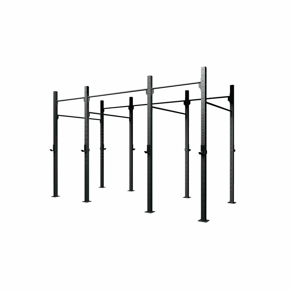 Gabbia MASTER 3 campate autoportante struttura 75 x 75 x 3,2 mm. /4 coppie di appoggi bilanciere incluse LINEA GABBIE CROSSTRAINING & CALISTHENICS INDOOR cod. G75-3A - TIMESPORT24