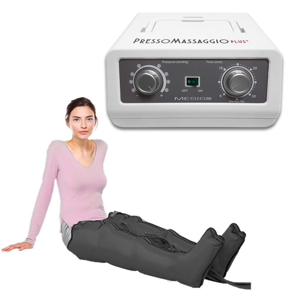 Promo Pressomassage Mesis Plus Pressotherapy For Professional And Domestic Aesthetic Use With Sovrex Technology Overlapping Chambers (1 Program + 4 Air Chambers + 2 Leggings) Cod.psm1000p-2g 