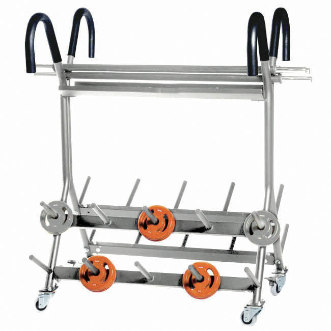 Rastrelliera Porta Body Pump Set (20 posti) Linea Toorx RBP-20 - TIMESPORT24