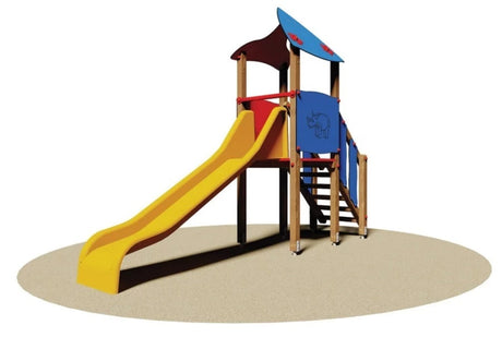 Torretta Simona Con Scivolo In Vetroresina Cod.759ab Da Interrare Open D Giochi - En 1176 Certificati Tuv - TIMESPORT24