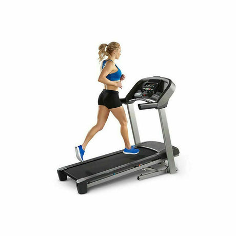 Treadmill Richiudibile Tapis Roulant Salvaspazio T101 Horizon Inclinazione Elettrica - Piano Corsa 140 X 51 Cm - Peso Max Utente 124 Kg - Velocità 18 Km/h - TIMESPORT24