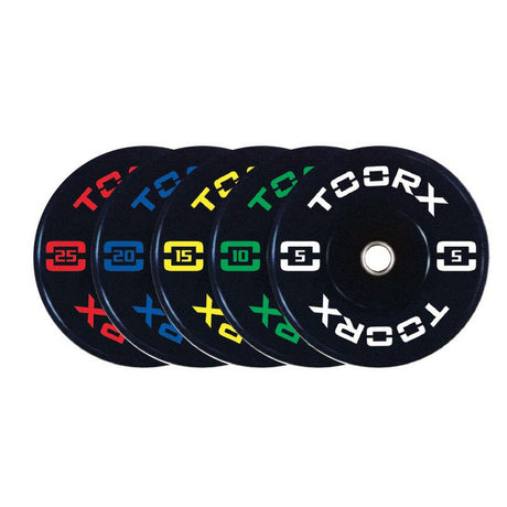 Disco BUMPER Training Absolute - 5 kg. Ø 45 cm. Foro Interno 50 mm. Linea Toorx cod. ADBT-5 - TIMESPORT24