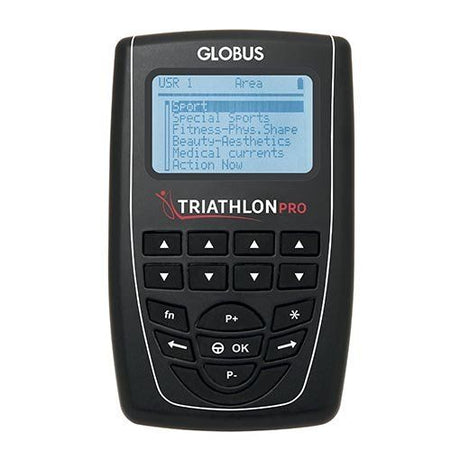 Triathlon Pro Elettrostimolatore 4 Canali Indipendenti - 424 Programmi Globus cod.G3666 - TIMESPORT24