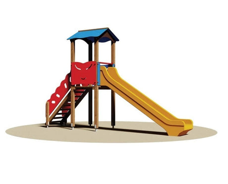 Torretta Virginia Con Scivolo In Vetroresina Da Interrare Cod.802SF A/B Open D Giochi - En 1176 Certificati Tuv - TIMESPORT24