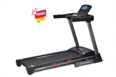 Tapis Roulant Voyager Hrc Toorx Tapis Roulant Con Inclinazione Elettrica - Peso Max Utente 120 Kg Piano Corsa 141 X 48 Cm - Velocità 18 Km/h Con App Ready 3.0 Compatibile Con. Zwift-kinomap E - TIMESPORT24